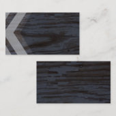 modèle de carte de visite bois motif photo art (Devant / Derrière)