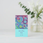Modèle de carte de visite Bright Night (Debout devant)