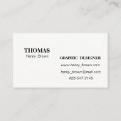 Modèle de carte de visite. Carte Green Polygon Nam (Dos)