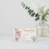 modèle de carte de visite casquette victorien (Debout devant)