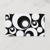 Modèle de carte de visite ** cercles audacieux de (Dos)