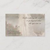 Modèle de carte de visite - château d'imaginaire (Dos)