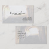 Modèle de carte de visite - chemin à allumer (Devant / Derrière)