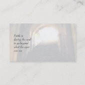 Modèle de carte de visite - chemin à allumer (Dos)