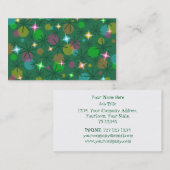 Modèle de carte de visite Christmas Lights (Devant / Derrière)