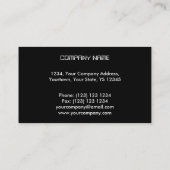 Modèle de carte de visite Circuit vert 2 (Dos)