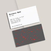 Modèle de carte de visite classique avec retour te