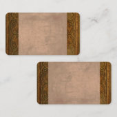 modèle de carte de visite Conception de style vint (Devant / Derrière)