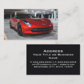 Modèle de carte de visite cool Automotive Services (Devant / Derrière)