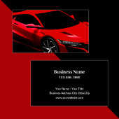 Modèle de carte de visite cool Automotive Services