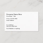 Modèle de carte de visite Cool moderne pour automo (Dos)