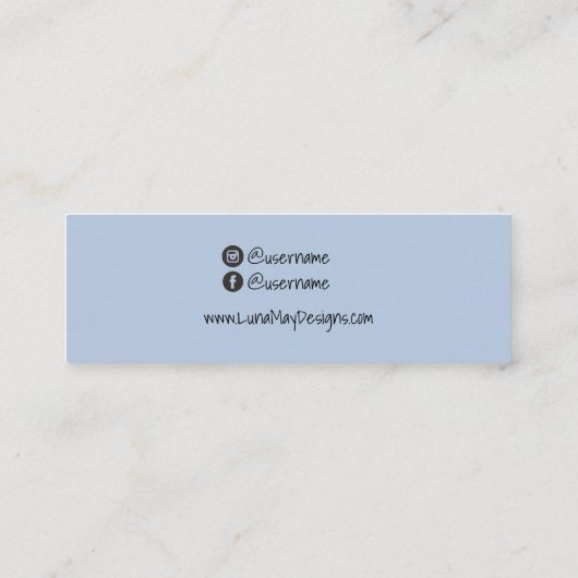 Modèle de carte de visite d'affichage de bijoux (Dos)