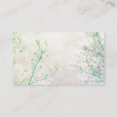 modèle de carte de visite d'art photo nature origi (Dos)