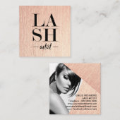 Modèle de carte de visite d'ARTISTE de MÈCHE (Devant / Derrière)