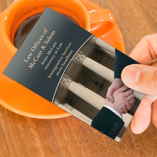 Modèle de carte de visite d'avocat