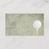 modèle de carte de visite de balle de golf style d (Dos)