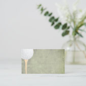 modèle de carte de visite de balle de golf style d (Debout devant)