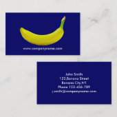 Modèle de carte de visite de banane (Devant / Derrière)