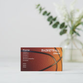 Modèle de carte de visite de basket-ball (Debout devant)