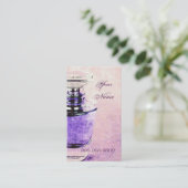 modèle de carte de visite de bouteille de parfum (Debout devant)