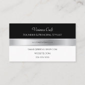 Modèle de carte de visite de boutique de mariage d (Dos)