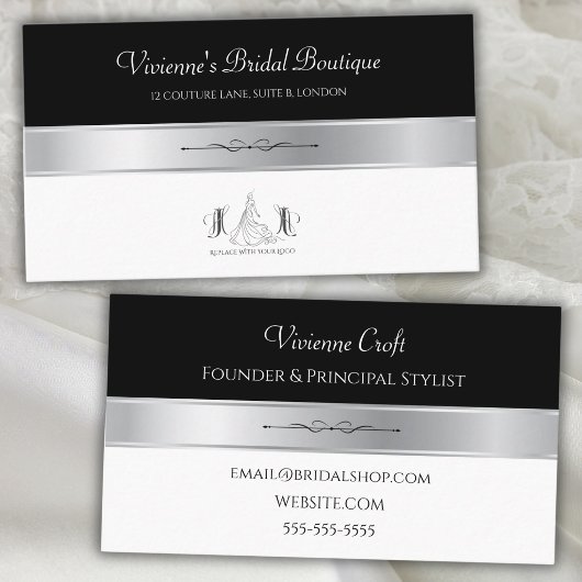 Modèle de carte de visite de boutique de mariage d