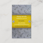 Modèle de carte de visite de bricoleur de construc (Devant)