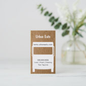 Modèle de carte de visite de camion de nourriture (Debout devant)