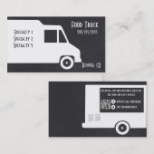 Modèle de carte de visite de camion de nourriture (Devant / Derrière)