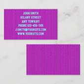 Modèle de carte de visite de carton de roses (Devant / Derrière)