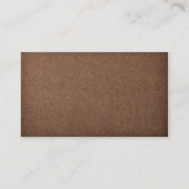 Modèle de carte de visite de casino (Dos)