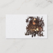 Modèle de carte de visite de chevalier (Dos)