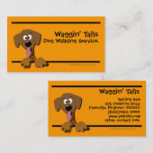 Modèle de carte de visite de chien de bande (Devant / Derrière)