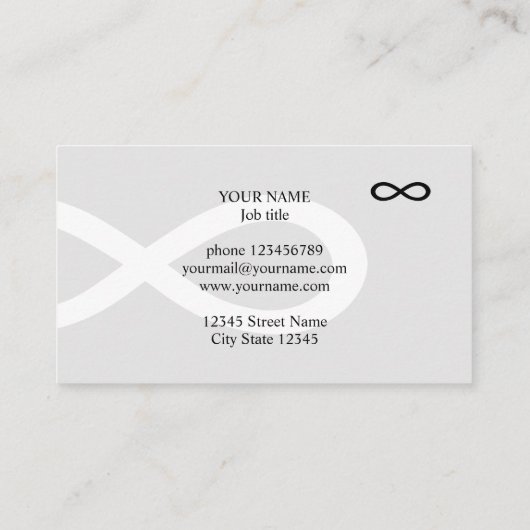 Modèle de carte de visite de coach professionnel (Dos)