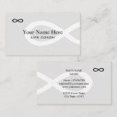 Modèle de carte de visite de coach professionnel (Devant / Derrière)