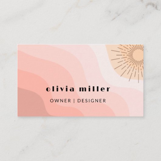 Modèle de carte de visite de code QR minimal (Dos)