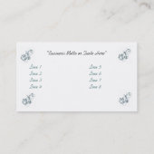 Modèle de carte de visite de concepteur (Dos)