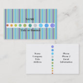 Modèle de carte de visite de concepteur (Devant / Derrière)