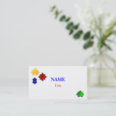 Modèle de carte de visite de concepteur (Debout devant)