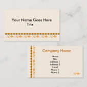 Modèle de carte de visite de concepteur (Devant / Derrière)