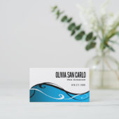 Modèle de carte de visite de concepteur de Web de (Debout devant)