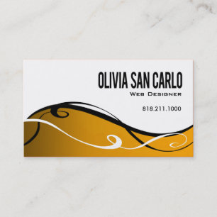 Modèle de carte de visite de concepteur de Web de