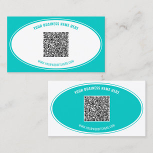 Modèle de carte de visite de conception avec code 