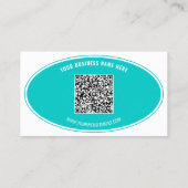 Modèle de carte de visite de conception avec code  (Dos)