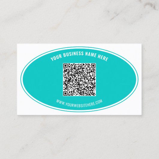 Modèle de carte de visite de conception avec code  (Dos)