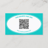 Modèle de carte de visite de conception avec code  (Devant)