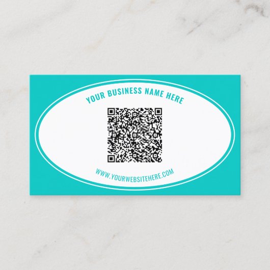 Modèle de carte de visite de conception avec code (Devant)