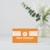 Modèle de carte de visite de conception de panneau (Debout devant)