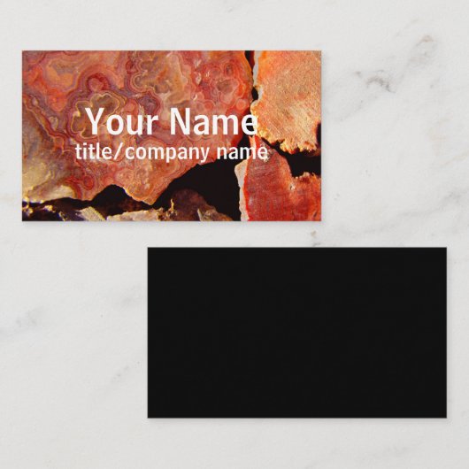 modèle de carte de visite de conception de rock pe (Devant / Derrière)