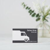 Modèle de carte de visite de conducteur de la (Debout devant)